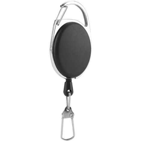 Attache-câble de pêche rétractable avec mousqueton pour matériel (1/5)