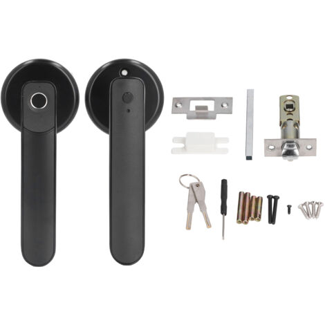 Serrure Intelligente à Empreinte Digitale sans Clé, Poignée de Porte Biométrique pour Portes de 30‑65mm, Bureau et Maison (1/5)