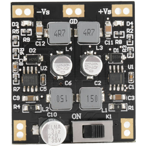 Module d'alimentation régulateur de tension 5V positif et négatif, entrée 7-24V (1/5)