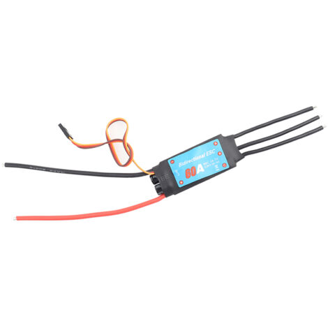 Contrôleur de Vitesse Électronique Brushless Bidirectionnel 60A pour Bateau RC et Voiture Sous-Marine (1/5)