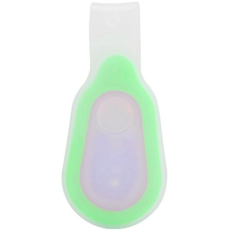 Lampe LED de sécurité clignotante pour sac à dos de vélo nocturne (vert) (1/5)