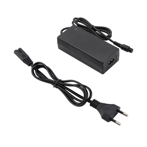 Chargeur de batterie 42V 2A pour trottinette électrique - Adaptateur secteur 100-240V (fiche UE)