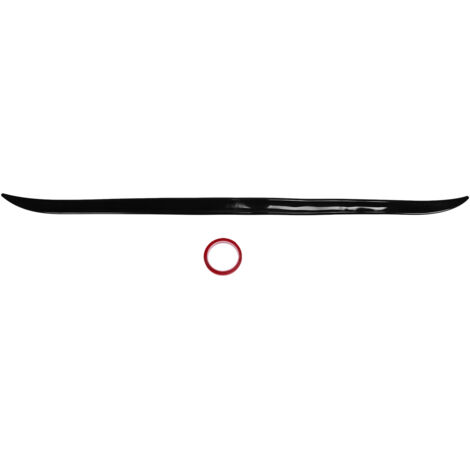 Aileron de coffre en caoutchouc résistant aux UV pour voiture noire - 120 cm x 4 cm, universel (1/5)