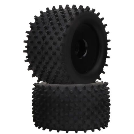 Roue en caoutchouc 155mm avec moyeu 82mm pour camion monstre 1/8 RC voiture de course (1/5)