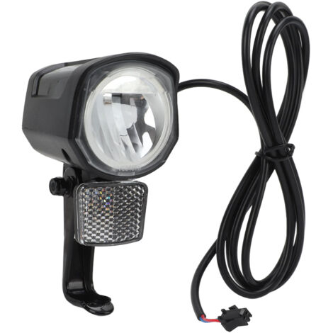 Phare avant pour vélo électrique, lumière LED 12V-72V, connecteur SM 2 broches, durable en ABS, éclairage puissant pour e-bike (1/5)