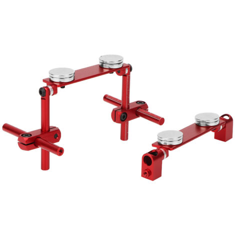 Coque Magnétique Invisible en Aluminium pour Voiture RC HSP 1/10 - Kit de Montage Furtif Rouge (1/5)