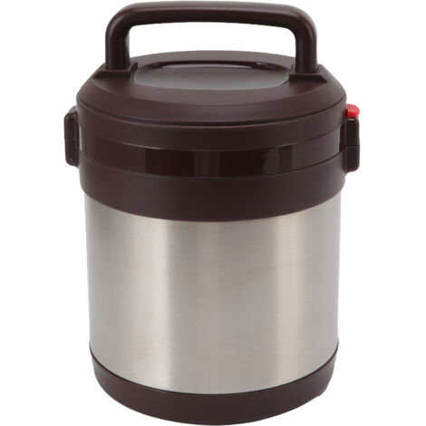 Boîte-repas isotherme sous vide 1.3L en acier inoxydable 304, idéale pour étudiants et travailleurs, portable et robuste.