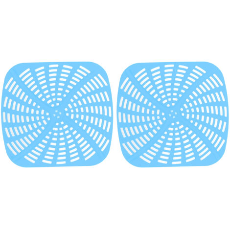2 pièces Tapis de Ligne en Silicone Réutilisable pour Friteuse Ninja Foodi AG301, Résistant aux Rayures, Bleu (1/5)
