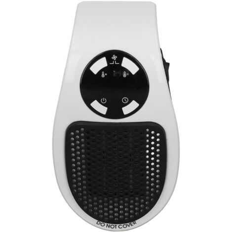 Petit chauffage d'appoint 500W silencieux avec protection surchauffe - Blanc - Pour bureau et petites pièces - Prise UE 220V (1/5)