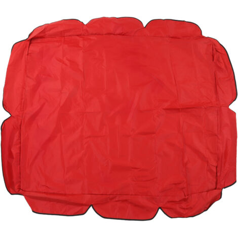 Voile de protection Swing imperméable 210D argentée anti-UV pour chaise de jardin 142x120x18cm rouge (1/5)