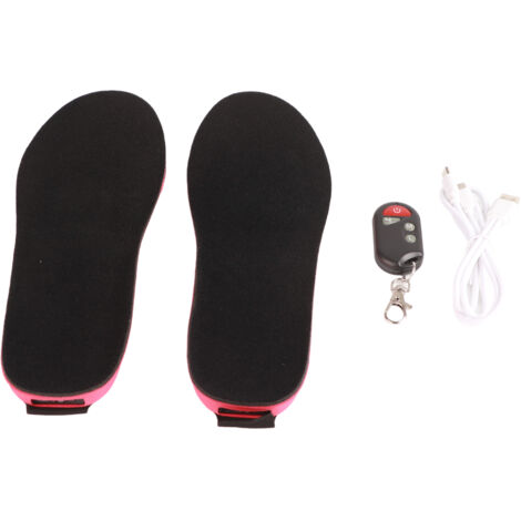 Semelles Chauffantes DIY Taille 35-40 Rechargeables USB Télécommande pour Randonnée Hommes Femmes (1/5)