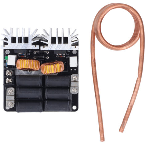 Module de Chauffage par Induction 1000W ZVS, Plaque Haute Fréquence Basse Tension 12V-48V avec Bobine pour Projets DIY (1/5)