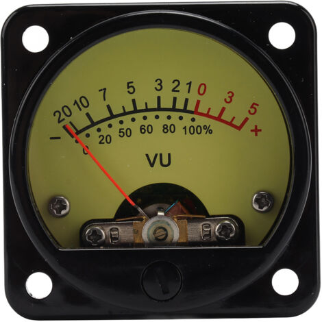 VU-mètre Audio Professionnel avec Plaque de Commande pour Amplificateur, Alimentation AC/DC 6-12V, Indicateur de Niveau Sonore