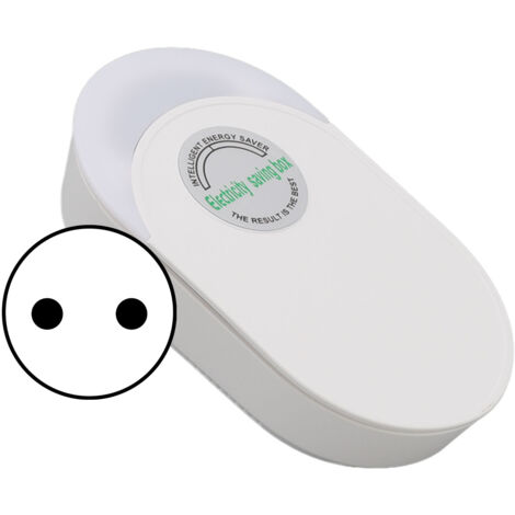 Dispositif d'économie d'énergie 28000W ABS ignifuge blanc pour bureaux, centres commerciaux et maisons, prise EU 90-250V (1/5)