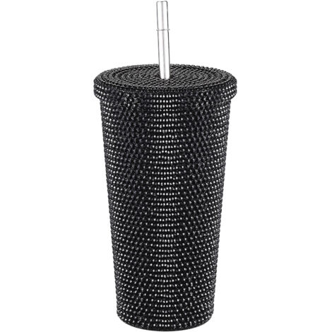 Gourde Isotherme 500ml Femme en Acier Inox avec Décor Strass (1/5)