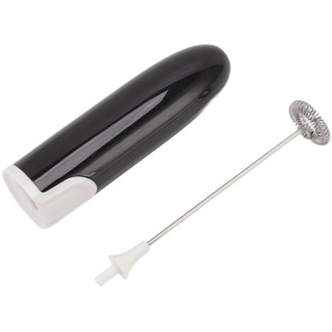 Mousseur à lait électrique portable automatique pour café, mousseur à boissons pour cuisine, noir et blanc (1/5)