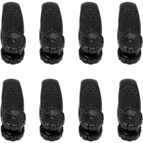 8 PCS Clip d'Acupression pour Mains en Plastique, Outil de Points de Pression pour Migraines et Maux de Tête, Noir (1/5)