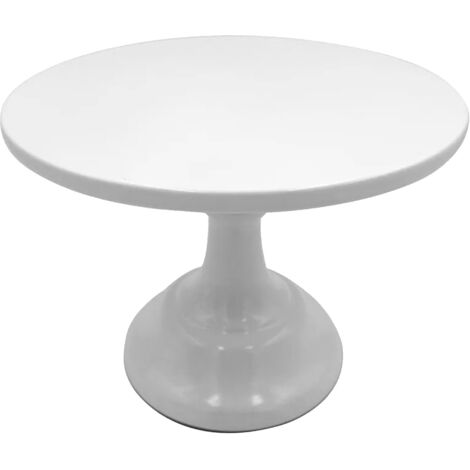 Socle à gâteaux métallique style européen blanc pour mariage, anniversaire ou salon de thé (1/5)