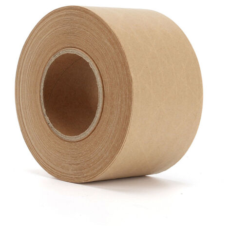 Ruban Kraft Écologique pour Emballage - Adhésif Papier Brun Activé par l'Eau, Idéal pour Art et Peinture (1/5)