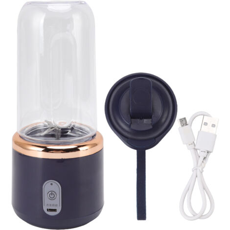 Mixeur Portable Mini 6 Lames Haute Vitesse 300ml USB Rechargeable pour Voyage (1/5)
