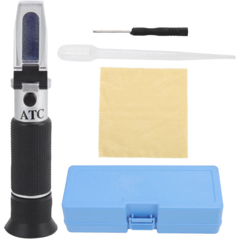 Réfractomètre à Main 3 en 1 pour Mesure de Sucre dans Vin, Jus et Bière, avec ATC pour Brassage Maison (1/5)