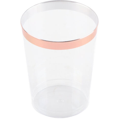 20 pièces gobelets plastique dur 9oz 270ml pour dessert, vin, avion, fêtes et cuisine occidentale (1/5)