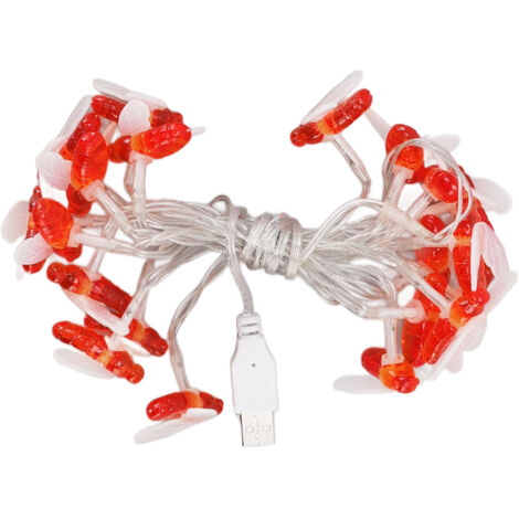 Guirlande lumineuse solaire 20 LED abeille, lumière chaude étanche pour jardin, Noël, 3 mètres / 9.8 pieds (1/5)