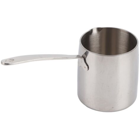 Pot à beurre chauffant rapide, triple couche inox avec échelle graduée et trous, 700ML (1/5)