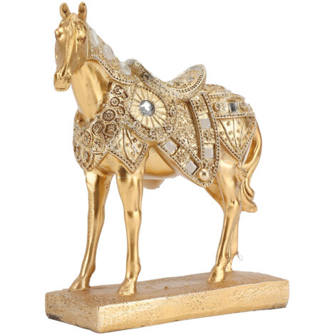 Statue de Cheval Cabré en Résine, Sculpture Décorative pour Intérieur, Idée Cadeau Équestre (1/5)