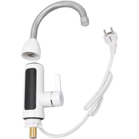 Chauffe-Eau Instantané 3000W Robinet IPX4 Acier Inoxydable sans Réservoir pour Cuisine 220V EU (1/5)