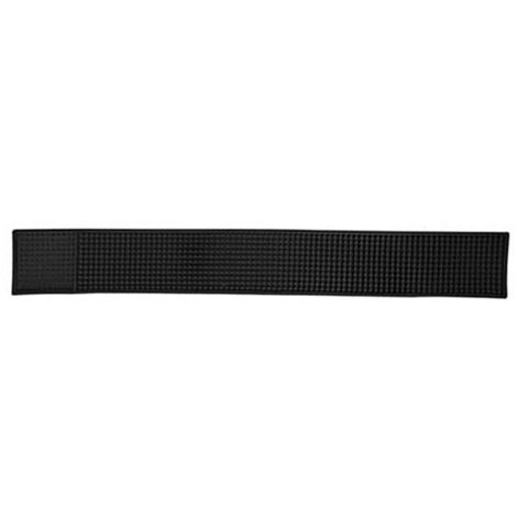 Tapis de Bar en PVC Noir 60x8x1CM Antidérapant pour Café et Coiffure (1/5)