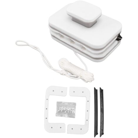 Nettoyeur de Vitre Magnétique Double Face, Grattoir et Raclette pour Fenêtres (1/5)