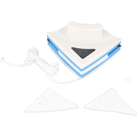 Nettoyeur de Vitre Magnétique Double Face avec Coque ABS et Raclette en Caoutchouc pour Fenêtres en Hauteur (1/5)