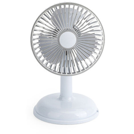 Ventilateur USB Vintage Portable - Petit Ventilateur Électrique Léger Bleu Clair pour Été