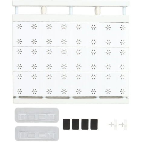 Étagère extensible pour placard 38-60cm - Gain de place, support renforcé, installation facile sans perçage (1/5)
