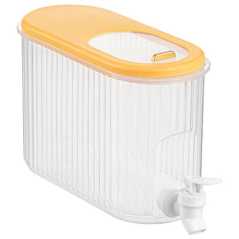 Distributeur de Boissons Grande Capacité Étanche avec Robinet pour Maison - Récipient Alimentaire Renforcé pour Boissons Froides