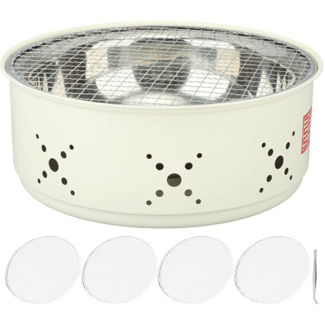 Grill de Camping Portable en Acier Inoxydable, Barbecue Charbon Compact pour Randonnée et Pique-nique (1/5)
