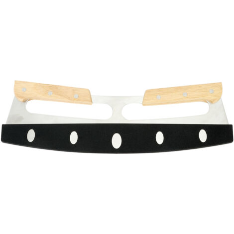 Couteau à Pizza Professionnel en Acier Inoxydable avec Manche Double et Gain de Protection (1/5)