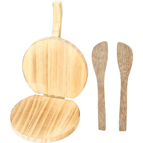 Presse à Pâte en Bois pour Raviolis, Moule à Pâte Maison pour Préparation de Dumplings, Ustensile de Cuisine Pratique (1/5)