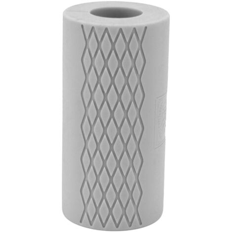 Poignées de Barre en Silicone Antidérapantes Haute Densité pour Haltères et Musculation Gris (1/5)