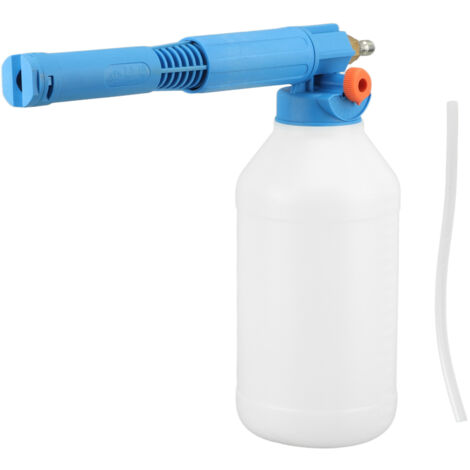 Pulvérisateur à mousse haute pression 2000ML avec raccord rapide 1/4 pouce pour jardin, terrasse et voiture, bleu (1/5)