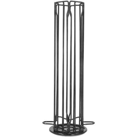 Tour de Rangement Rotative pour Capsules de Café - Support Organisateur Noir (1/5)