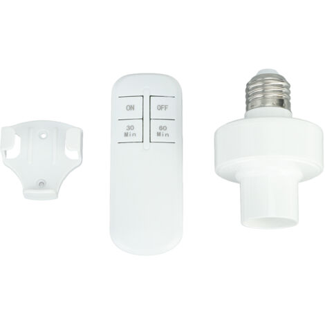Douille d'ampoule télécommandée sans fil pour base E27 220V, contrôle à distance (1/5)