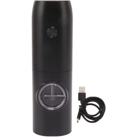 Moulin à Poivre Électrique USB Rechargeable avec Lumière LED - Broyeur Automatique à Mouture Réglable pour Épices et Herbes (1/5)