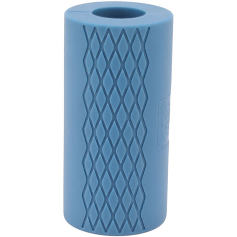 Poignées en Silicone Antidérapantes Haute Densité pour Haltères et Barres de Musculation Bleues (1/5)