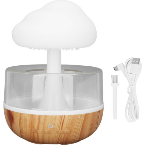 Humidificateur Nuage Pluie avec Diffuseur d'Huiles Essentielles et 7 Lumières LED pour Chambre (1/5)