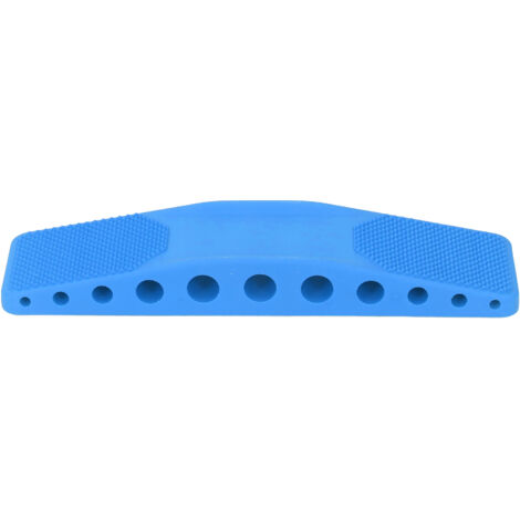 Brosse de toilettage 6 en 1 pour chevaux - Épilation, massage et lissage portable - Outil de soin et beauté équine - Boîte bleue (1/5)