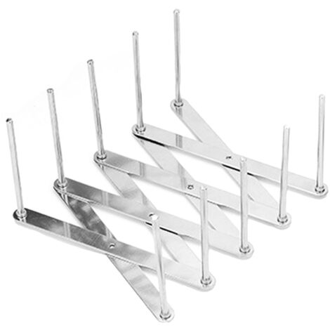 Étagère de Séchage de Vaisselle Extensible en Acier Inoxydable Anti-Dérapant, Drainoir de Cuisine Ajustable, 1 Pièce (1/5)