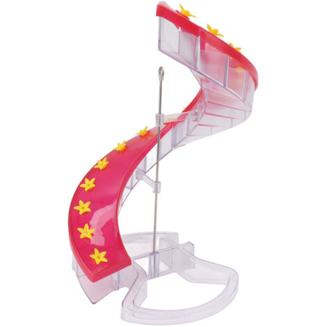 Distributeur de Nectar pour Oiseaux-Mouches en Plastique Transparent, Mangeoire Spirale Facile à Remplir pour Jardin