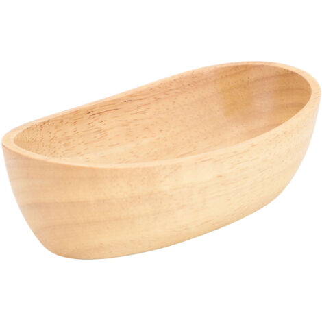 Bateau à Sushi en Bois - Plateau de Service Antidérapant, Facile à Nettoyer pour Famille, Bar, Café - 15,5 cm / 6,1 po (1/5)